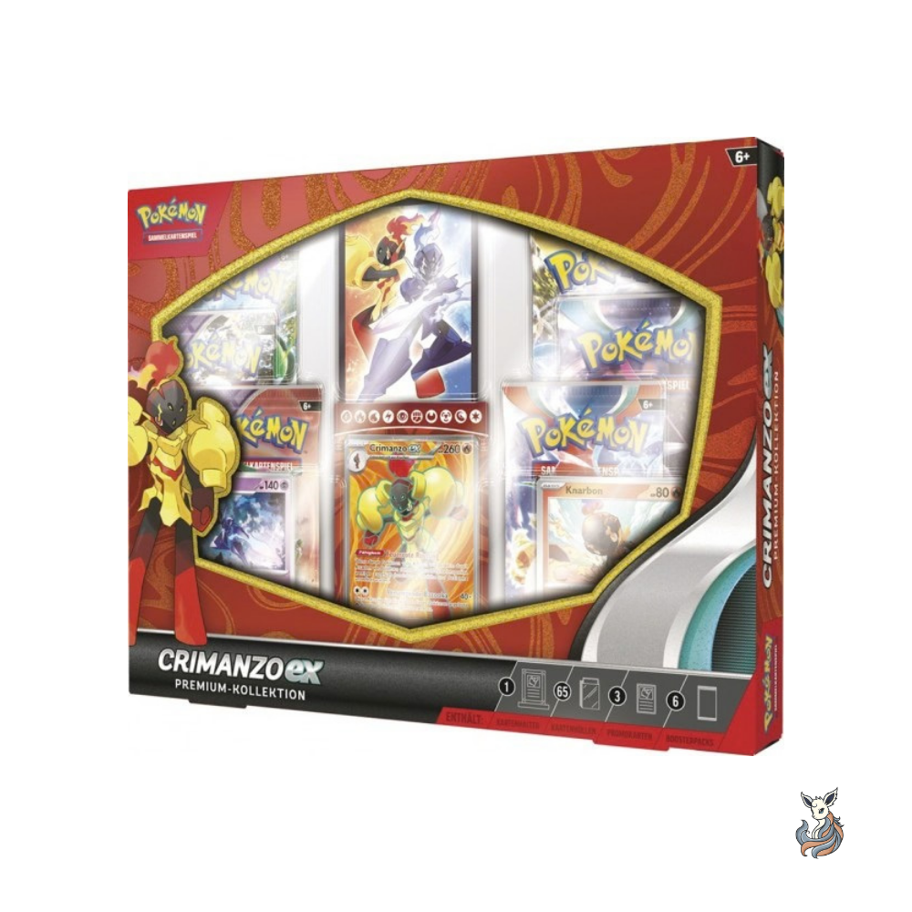 Pokémon Crimanzo-ex Premium-Kollektion, deutsche Ausgabe, Frontansicht