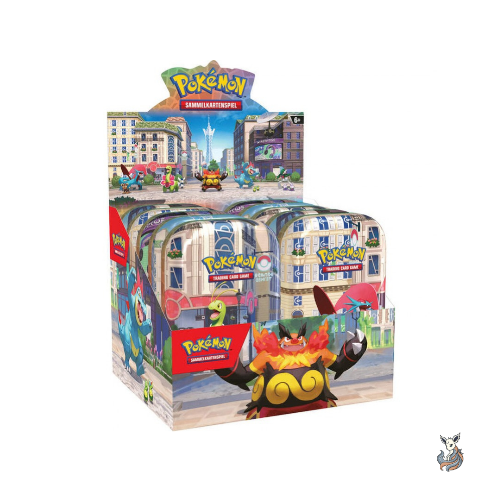 Pokémon Illumina City Mini Tin Display (DE)
