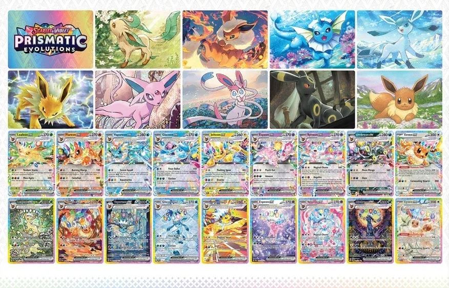 Pokémon - SV08.5 Prismatische Entwicklungen - Poster Kollektion