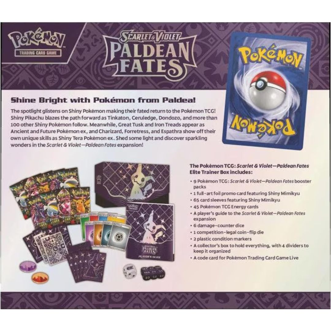 Pokémon - SV04.5 Paldeas Schicksale - Top Trainer Box