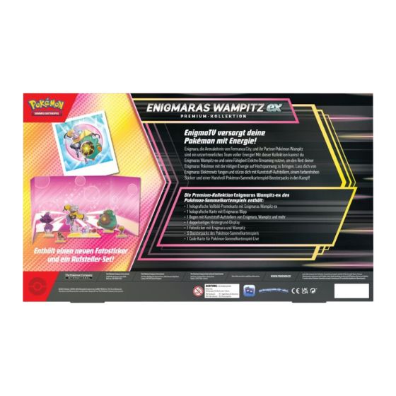 Pokémon – Enigmaras Wampitz ex Premium-Kollektion