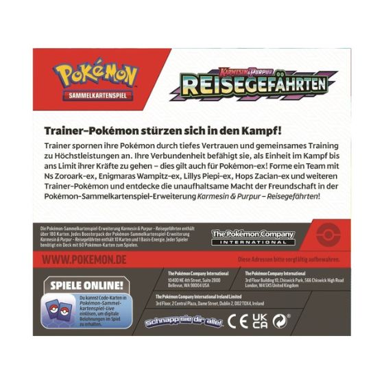 Pokémon - SV09 Reisegefährten Booster Display
