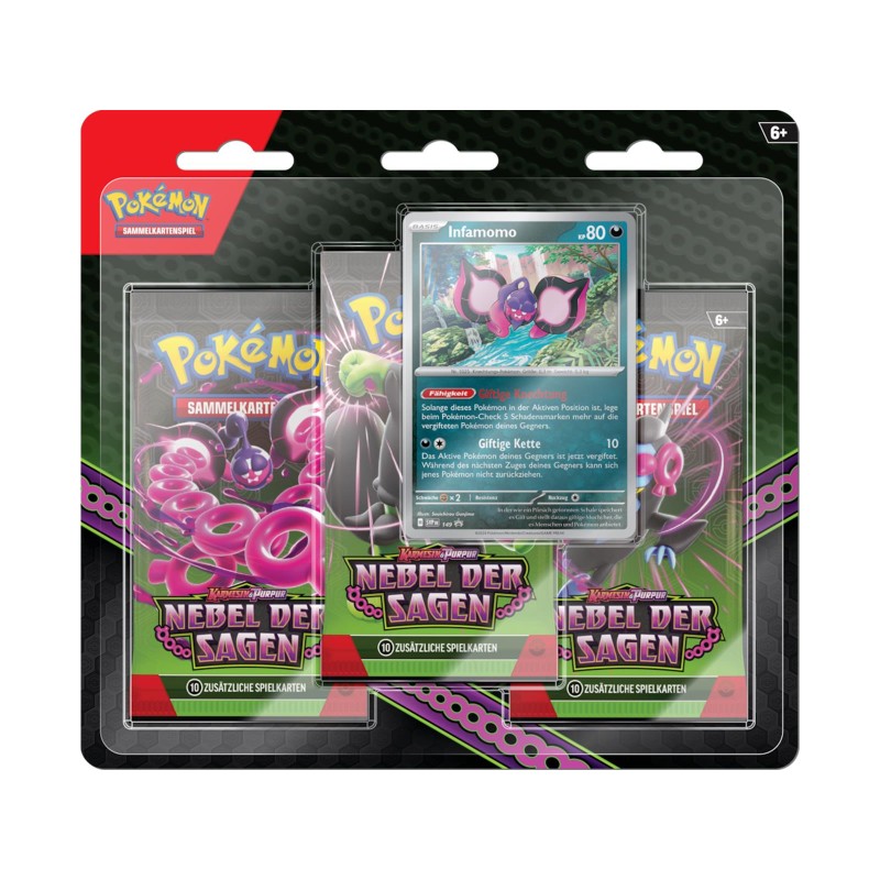 Pokémon - SV06.5 Nebel der Sagen - 3-Pack Blister