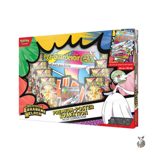 Pokémon Mega-Entwicklung Erhabene Helden Premium-Poster-Kollektion Mega-Guardevoir, deutsche Ausgabe, Frontansicht