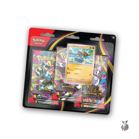 Pokémon Mega-Entwicklung Dunkelnacht 3-Pack Blister Bithora (DE)