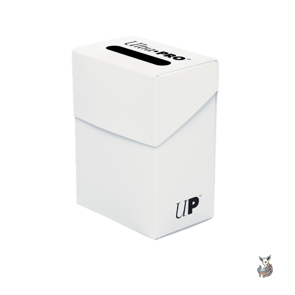 Ultra Pro PRO 80+ Deck Box Weiss, Schrägansicht