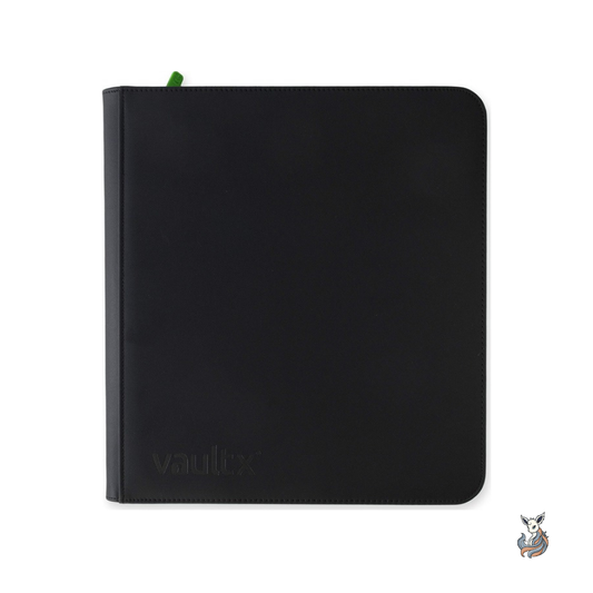 VaultX Exo-Tec Zip Binder 12-Pocket Sideloading, Schwarz