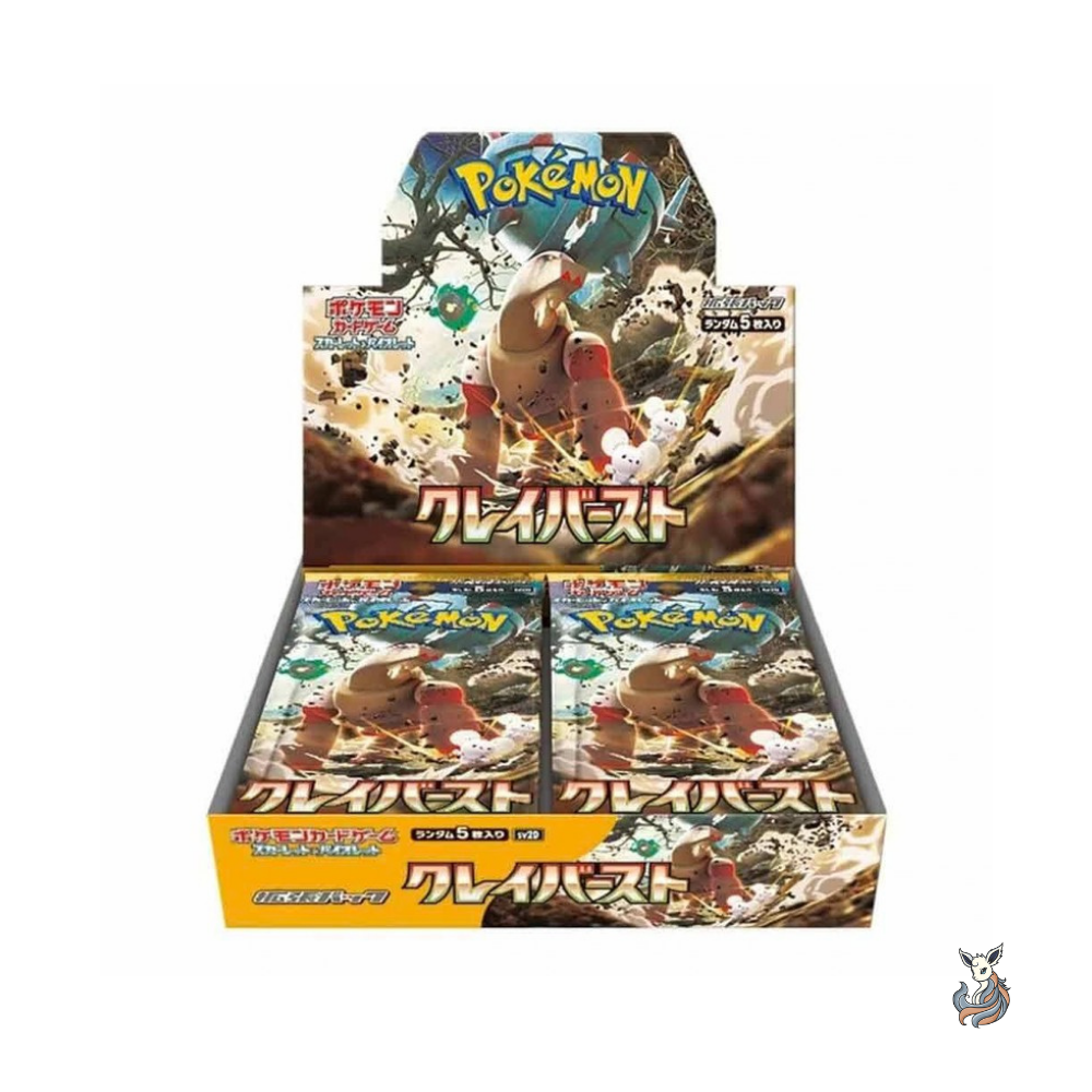 Pokémon SV2D Clay Burst Booster Display (JP)