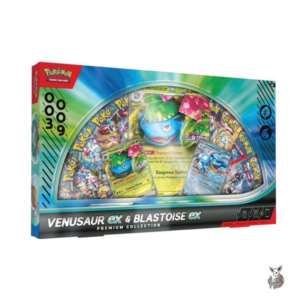 Pokémon Venusaur ex & Blastoise ex Premium Collection (EN)
