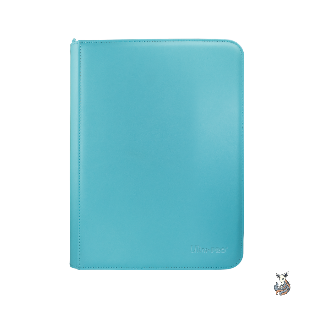 Ultra Pro Vivid 9-Pocket Zippered Pro-Binder 360, Hellblau