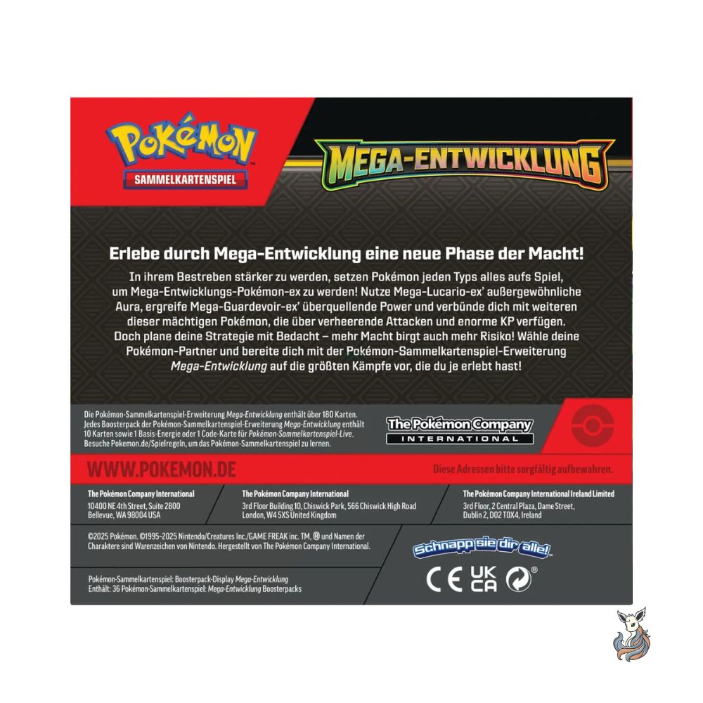 Pokémon - Mega Entwicklung - Booster Display